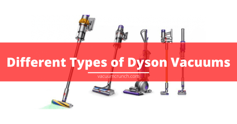 Different types of Dyson vacuums