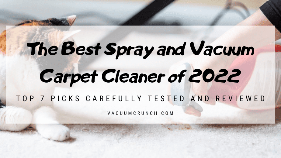 The Best Spray and Vacuum Carpet Cleaner of 2022: Top 7 Picks Carefully Tested and Reviewed (Updated)